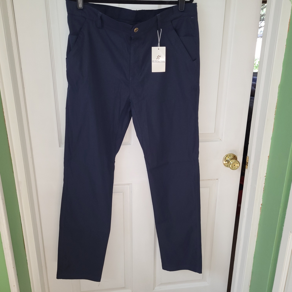 Classic Navy Chinos for Men XL